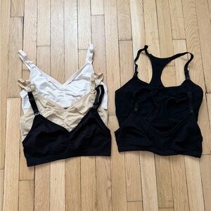 Bundle of nursing bras and nursing pads